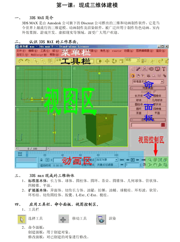 3D MAX 重点讲解_美工教程-奇速网