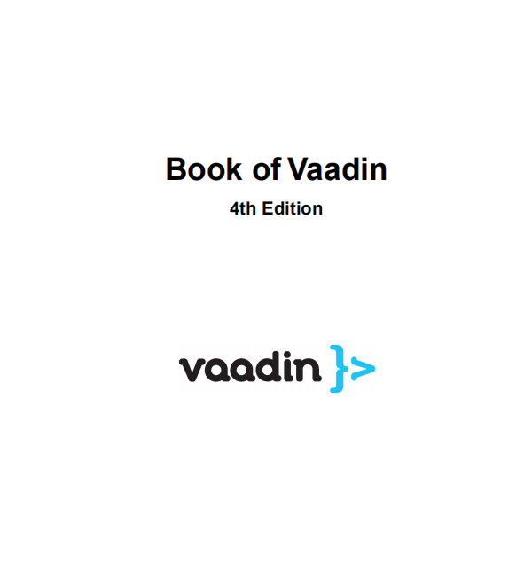 Book of Vaadin 第四版 英文pdf_前端开发教程-奇速网